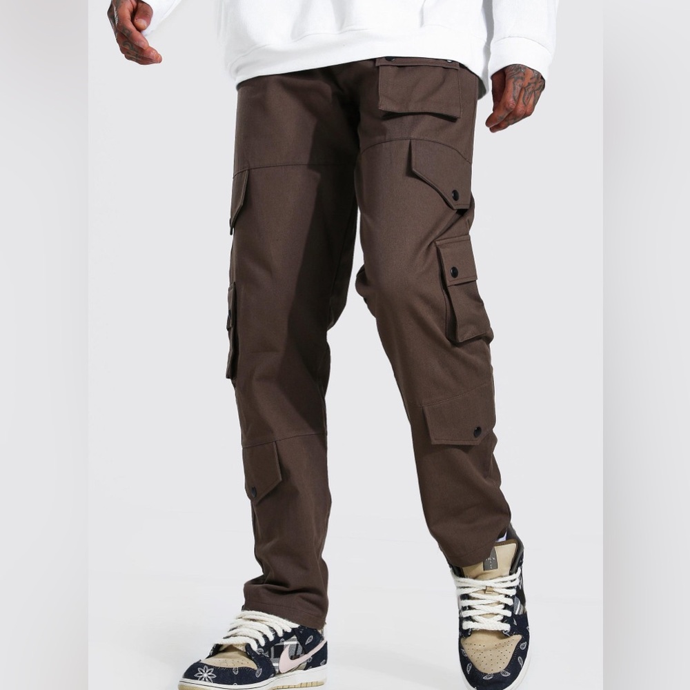 Brown cargo pants